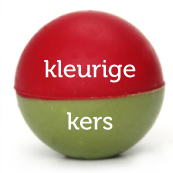 Kleurige kers bikkel