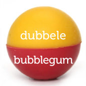 Dubbele bubblegum bikkel